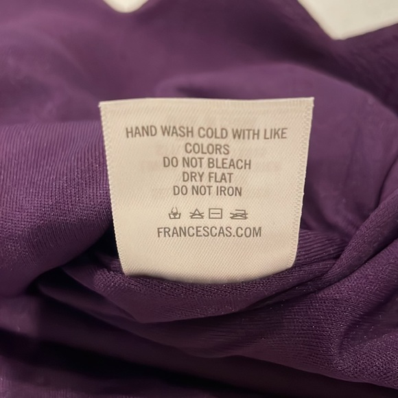 Mi Ami Ladies Dress XS Scollop Bottom Purple - Picture 9 of 10